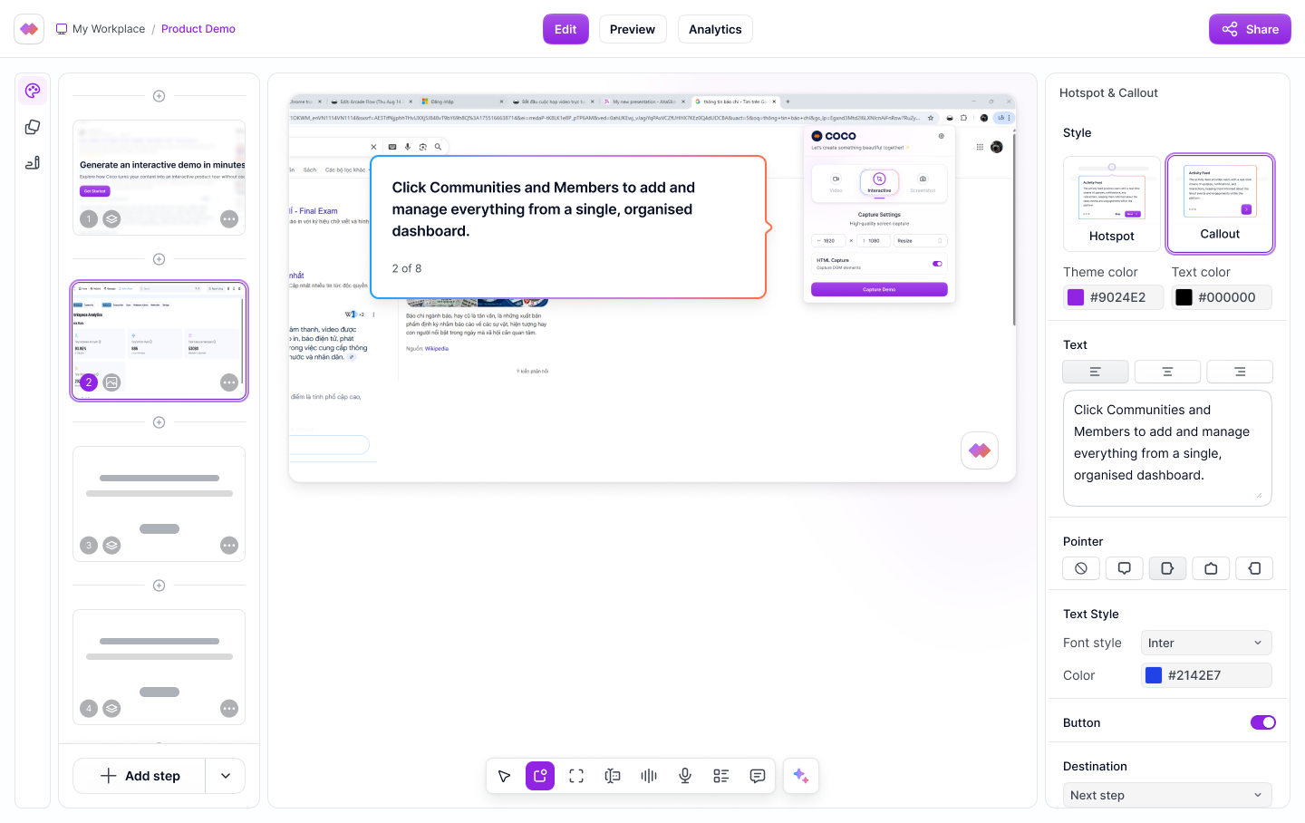 Interactive Demos for Sales & Pre-sales